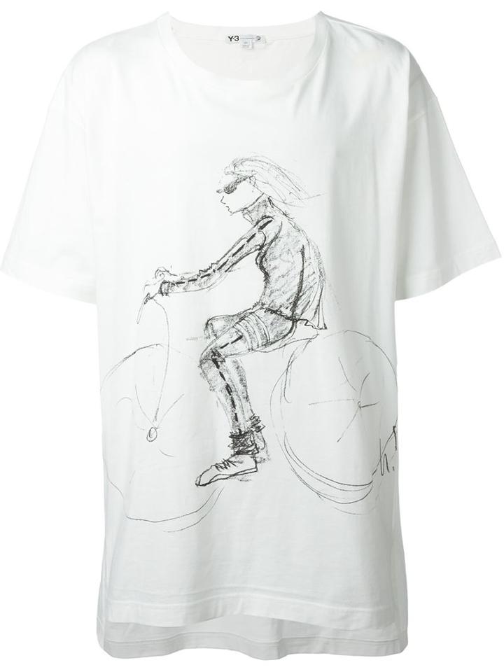 Y-3 Sketch Print T-shirt