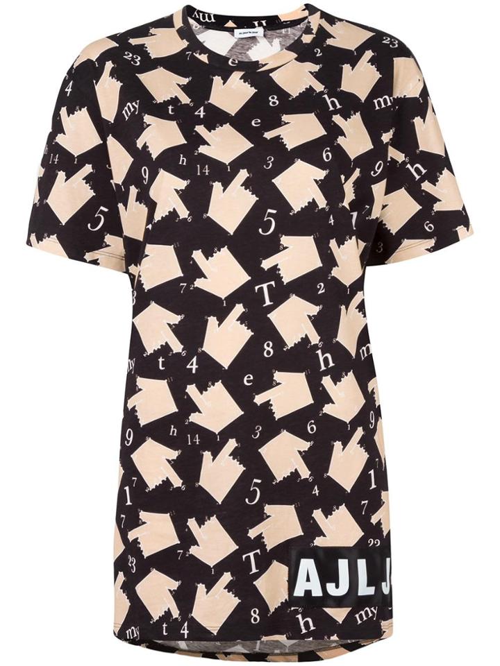 Au Jour Le Jour Oversized T-shirt - Black