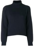 Closed Turtleneck Jumper - Blue