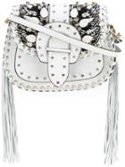 Gedebe - Alice Tote - Women - Leather/crystal/plastic/glass - One Size, White, Leather/crystal/plastic/glass