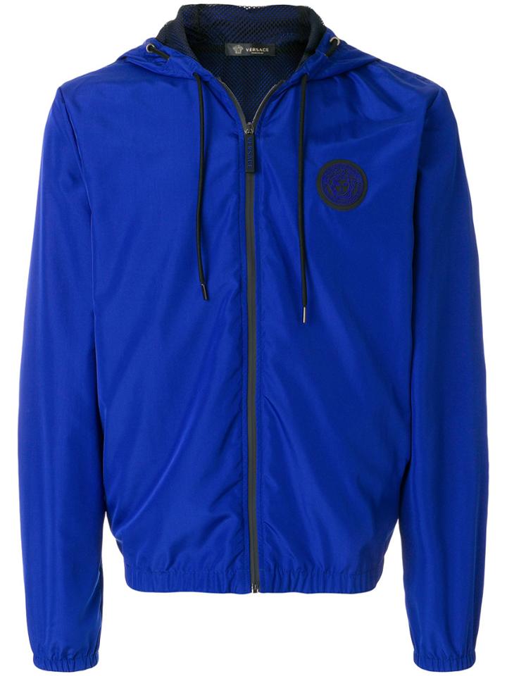 Versace Hooded Jacket - Blue
