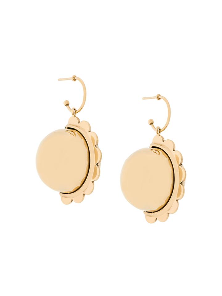 Simone Rocha Circular Charm Earrings - Metallic