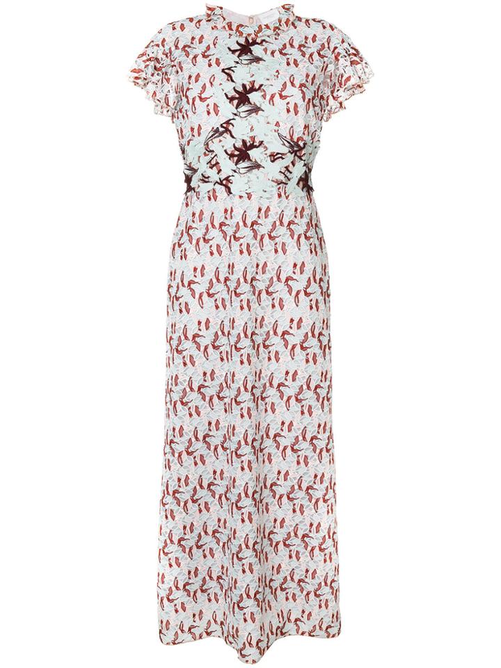 Giambattista Valli Embroidered Dress - Blue