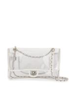 Chanel Pre-owned Double Chain Shoulder Bag - White