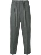 Monkey Time Tie-waist Relaxed Fit Trousers - Grey