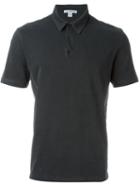 James Perse Classic Polo Shirt, Men's, Size: 3, Grey, Cotton