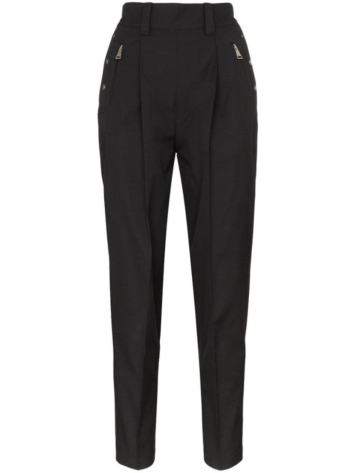 Moncler 1952 1952 High-rise Trousers - Black