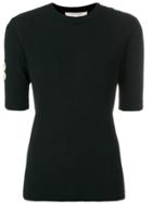 Marc Jacobs Daisy Fine Knit Top - Black