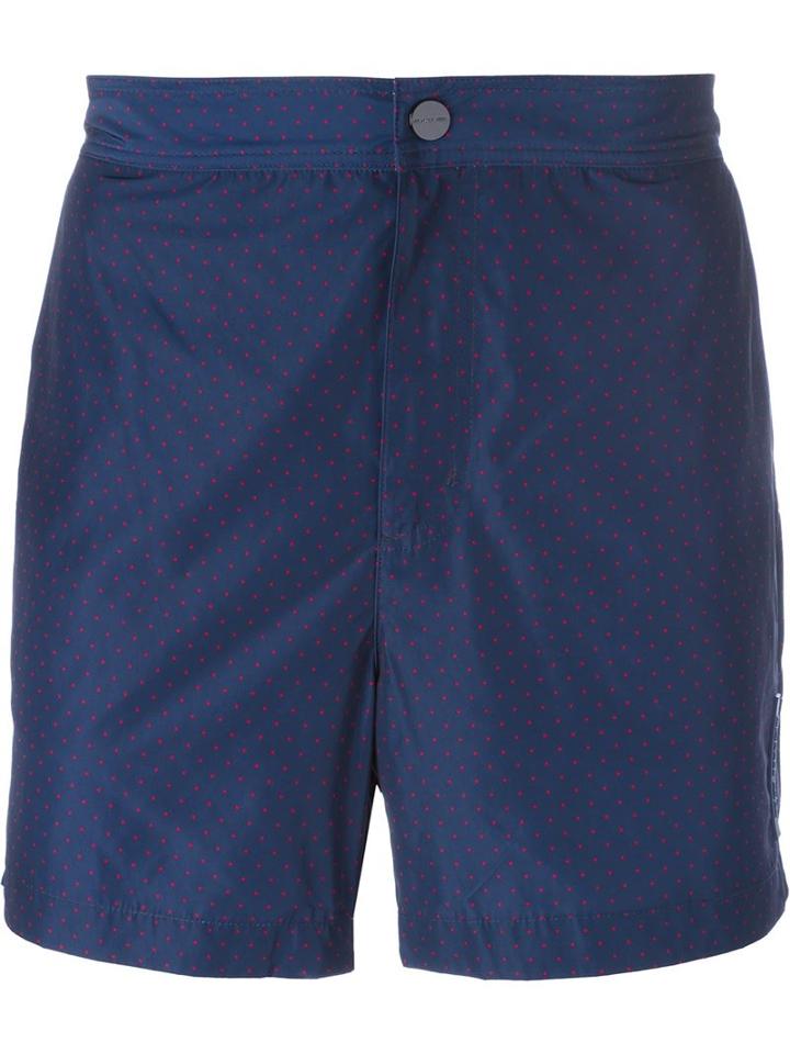 Michael Kors Pin Dot Swim Shorts, Men's, Size: Xl, Blue, Polyester/cotton