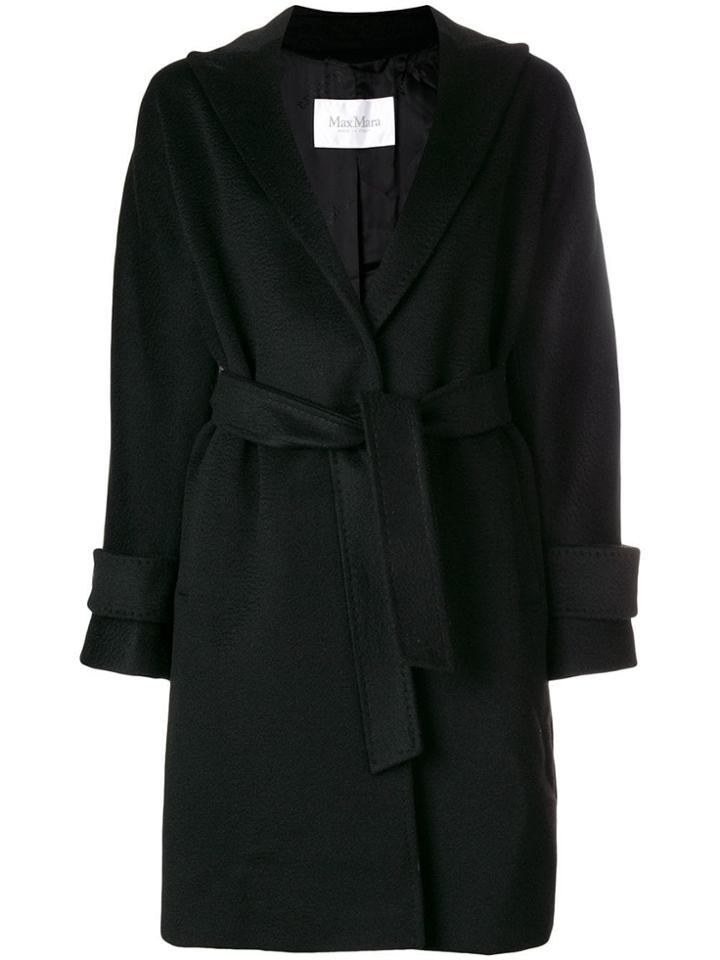 Max Mara Single Breasted Coat - Black