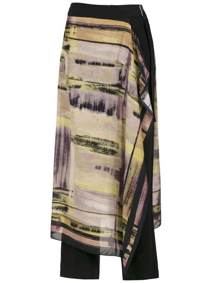 Mara Mac Silk Skirt Pants - Multicolour