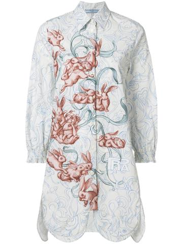 Prada Rabbit Print Shirt - White