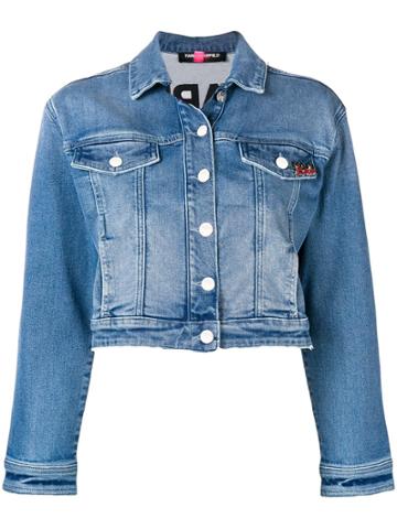 Karl Lagerfeld Karl X Kaia Logo Denim Jacket - Black