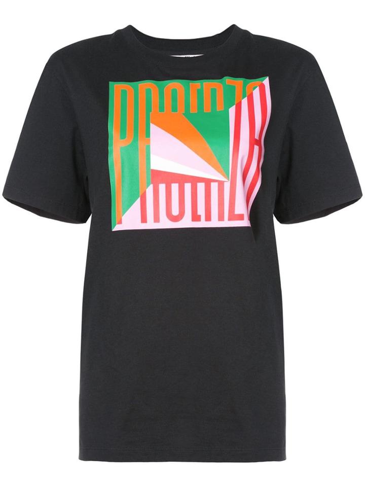 Proenza Schouler Pswl Flag T-shirt - Green