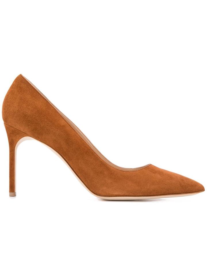 Manolo Blahnik Stiletto Pumps - Brown