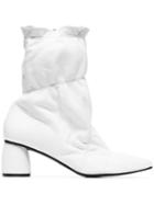 Reike Nen 60 Parachute Leather Ankle Boots - White