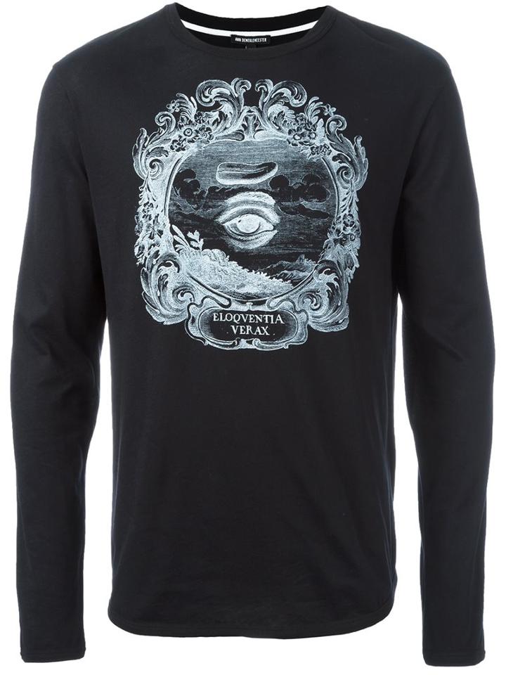 Ann Demeulemeester 'lucian' Sweatshirt, Men's, Size: Small, Black, Cotton