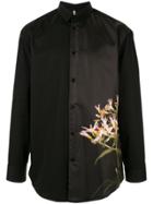 Oamc Long Sleeved Two Tone Shirt - Black