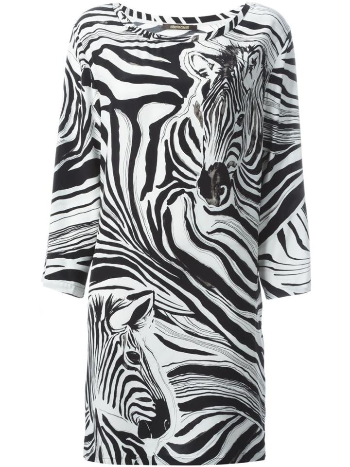 Roberto Cavalli Zebra Print Dress