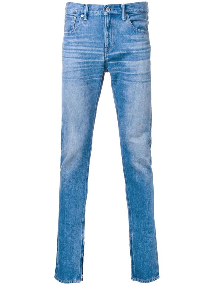 Monkey Time Slim Fit Jeans, Men's, Size: Xl, Blue, Cotton