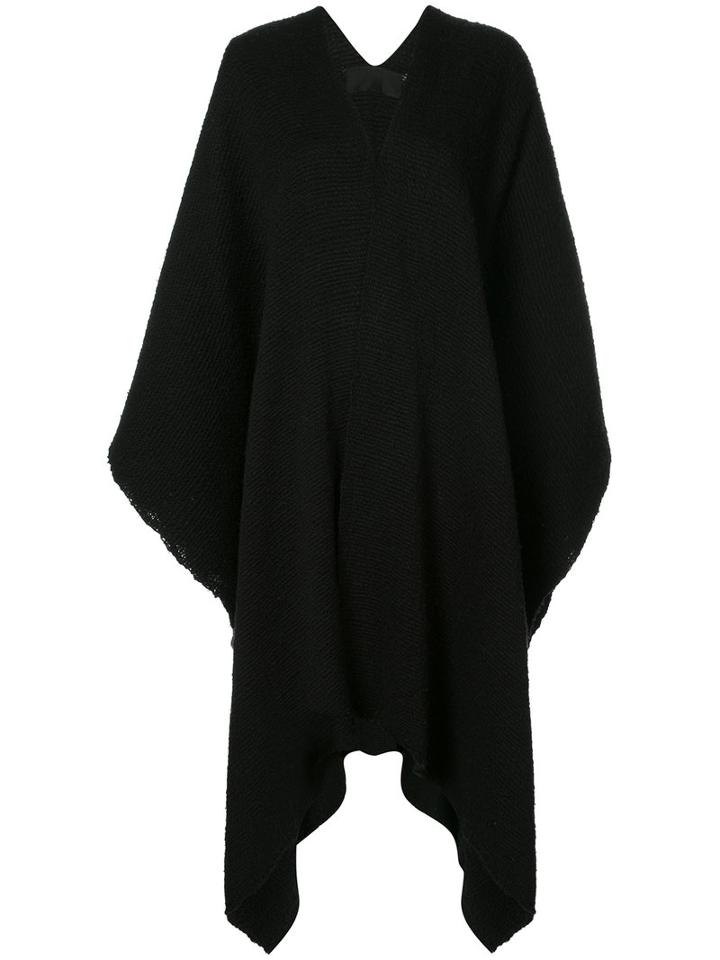 Voz - Long Duster - Women - Organic Cotton - One Size, Black, Organic Cotton