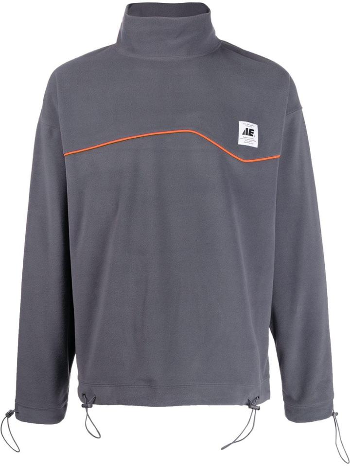 Ader Error Drawstring Sweater - Grey