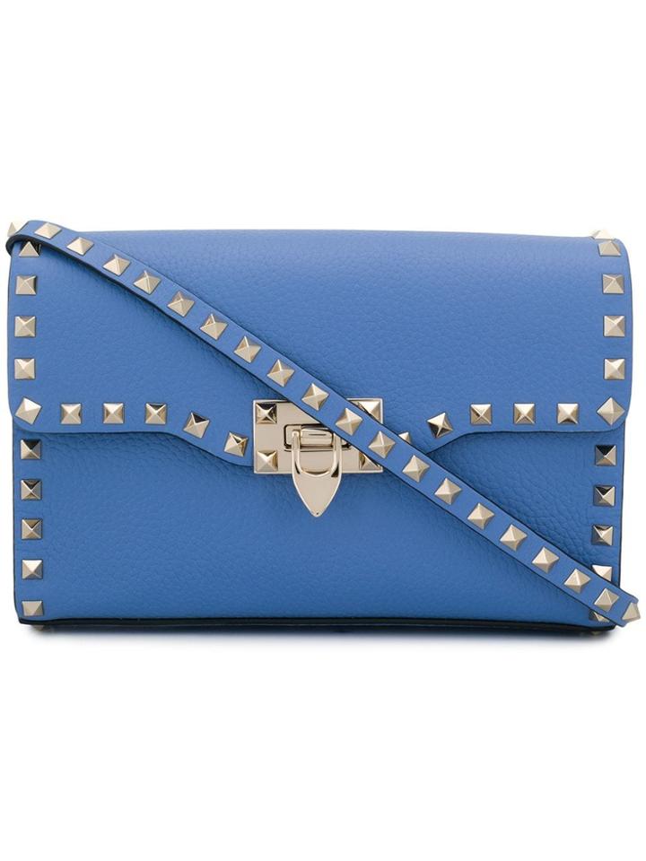 Valentino Valentino Garavani Small Rockstud Crossbody Bag - Blue