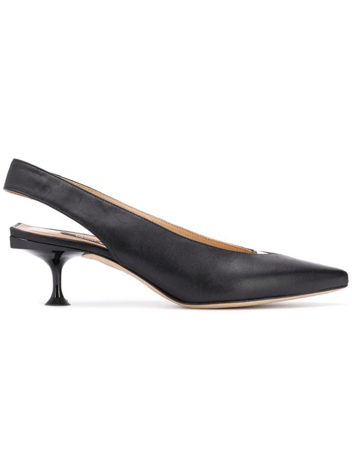 Sergio Rossi Sr Milano Slingback Pumps - Black