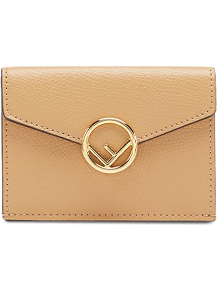 Fendi Micro Trifold Wallet - Neutrals