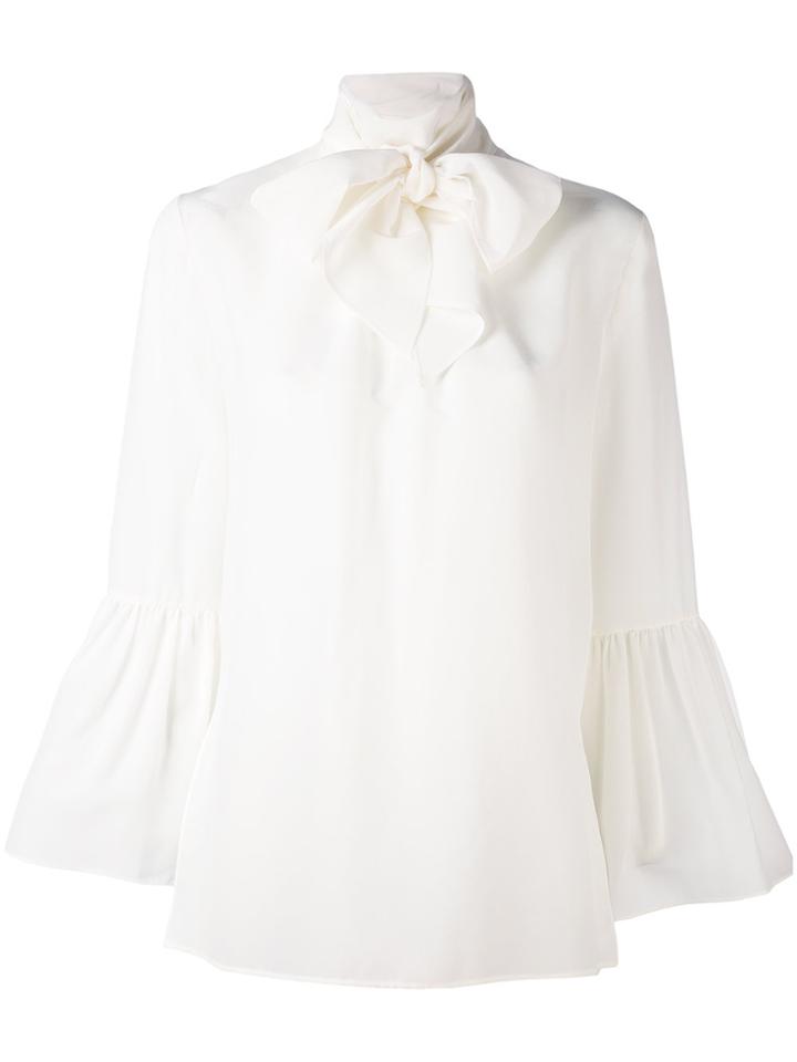 Fendi Tie-fastened Blouse - White