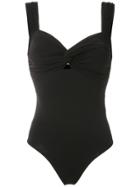 Clube Bossa Margareta Front Twist Swimsuit - Black