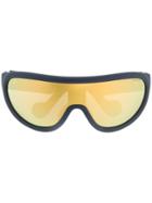 Moncler Eyewear Sports Shield Sunglasses - Blue