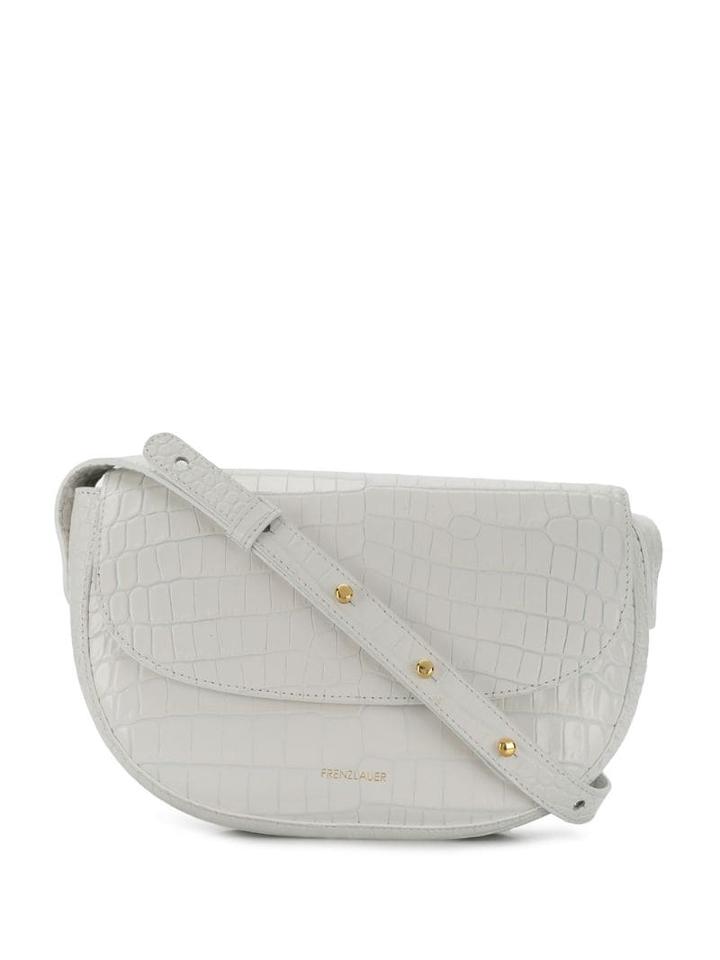 Frenzlauer Swing Crocodile Effect Crossbody Bag - White