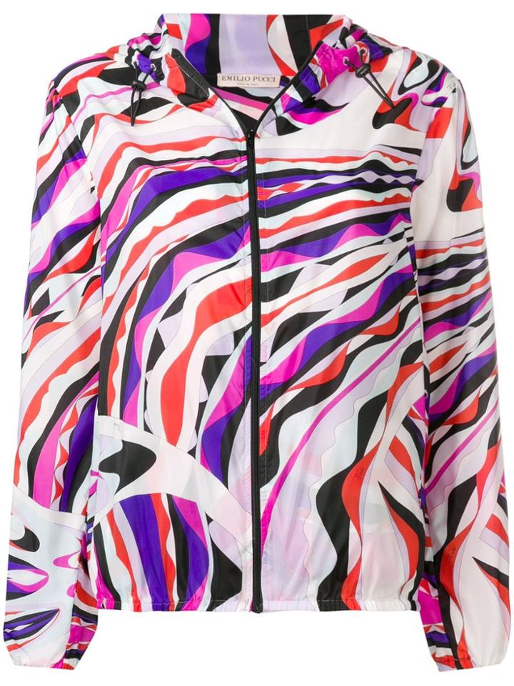 Emilio Pucci Burle Print Zip Jacket - Pink