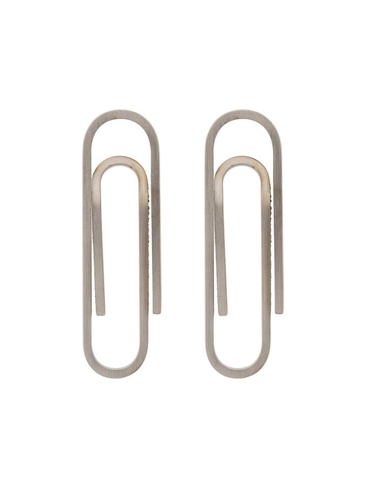 Oamc Paperclip Cufflink - Metallic