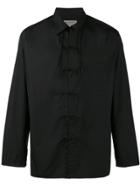 Yohji Yamamoto Knotted Tie Shirt - Black