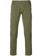 Entre Amis Straight Trousers - Green