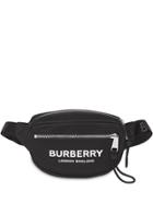 Burberry Mini Logo Print Bum Bag - Black