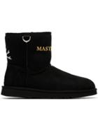 Mastermind Japan Black X Ugg Shearling Lined Suede Ankle Boots