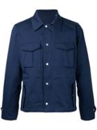 Flap Pocket Jacket - Men - Cotton - L, Blue, Cotton, Kent & Curwen