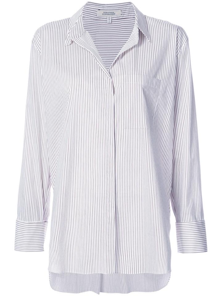 Dorothee Schumacher Striped Shirt - White