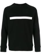 Neil Barrett Stripe Detail Sweatshirt - Black