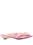 Nº21 Bow Detail Mules - Pink