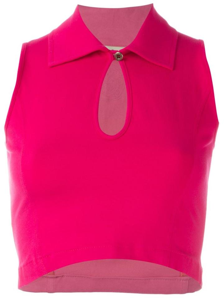 Romeo Gigli Vintage Sleeveless Crop Top