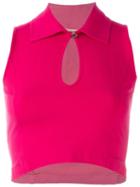 Romeo Gigli Vintage Sleeveless Crop Top