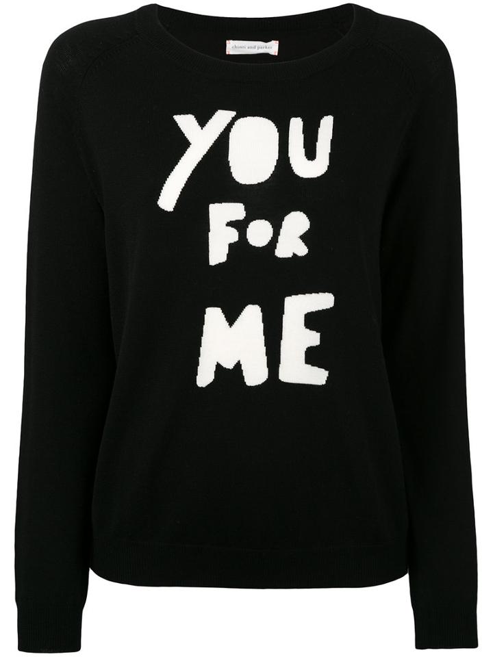 Chinti And Parker - You For Me Sweater - Women - Merino - S, Black, Merino