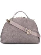 Borbonese Printed Hobo Tote - Grey