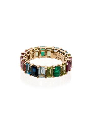 Shay Rainbow Eternity 18k Gold Ring - Pink