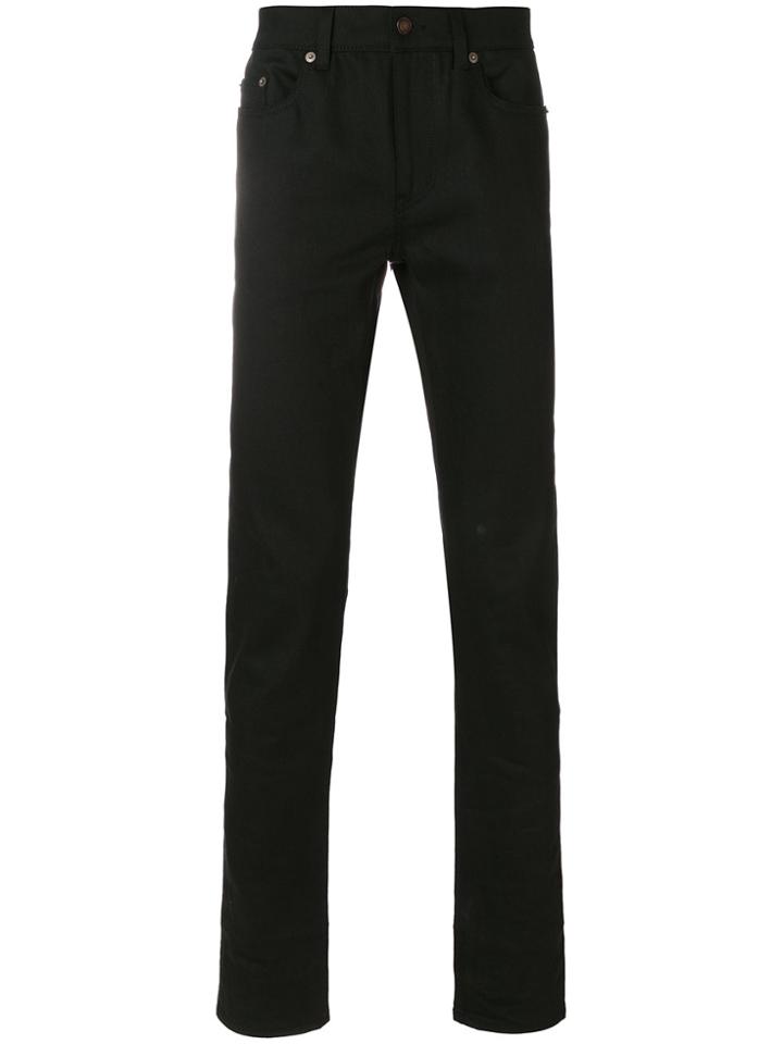 Saint Laurent Skinny Fit Jeans - Black