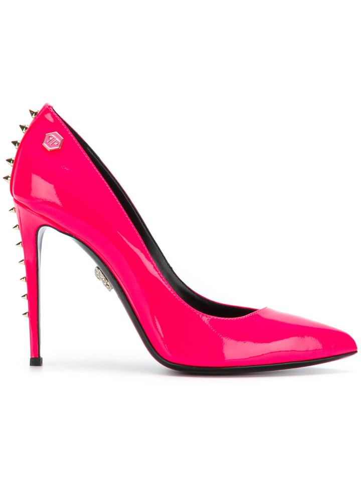 Philipp Plein Iman Decollete Pumps - Pink & Purple